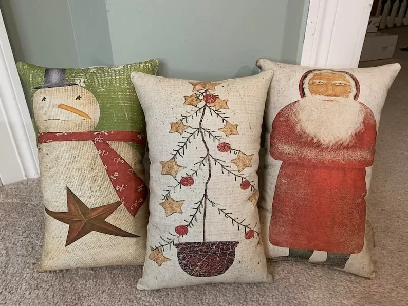 15. Pillow with Christmas and Winter