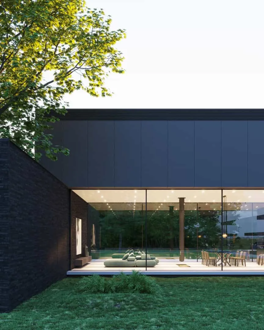 House V by Babayants Architects — Transparent, Light-Filled House in Moscow