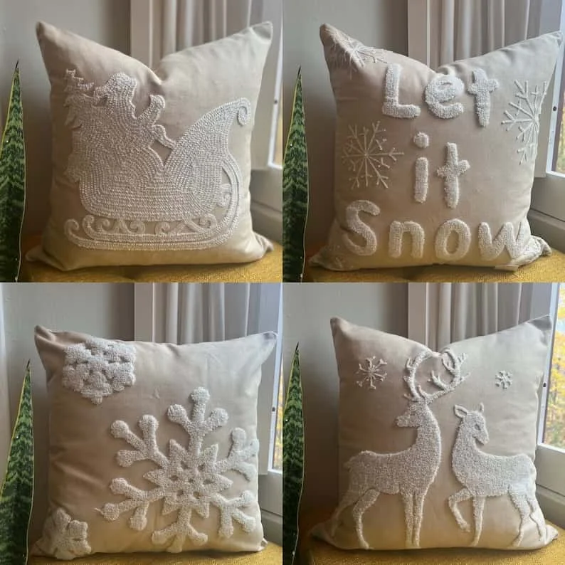 7. Festive Pillows
