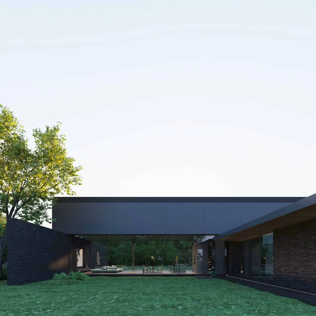 House V by Babayants Architects — Transparent, Light-Filled House in Moscow