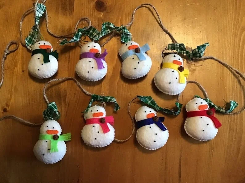 4. Snowman Garland