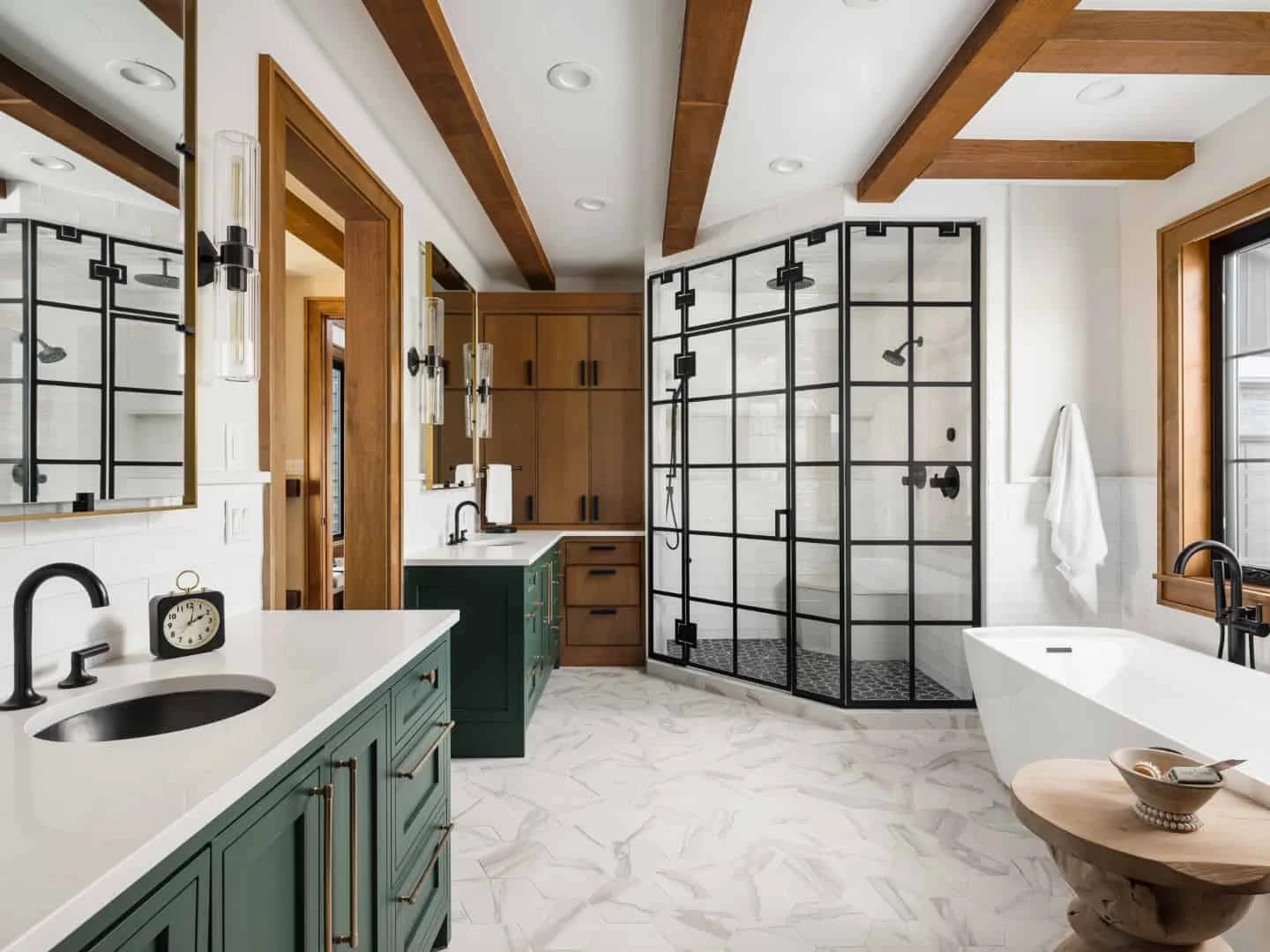 15. Baño rustic, Seattle