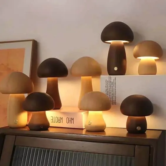 Mushroom Lamp Brings Classical Elegance to the Home