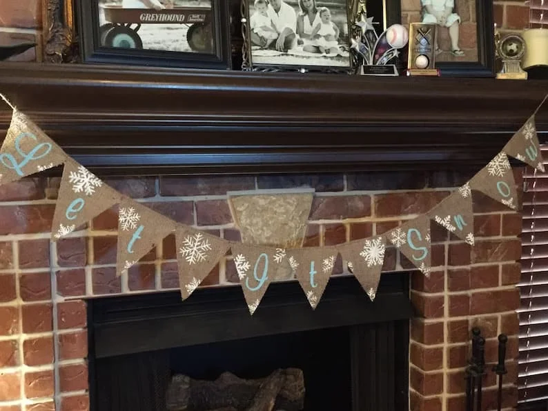 12. Let It Snow Banner