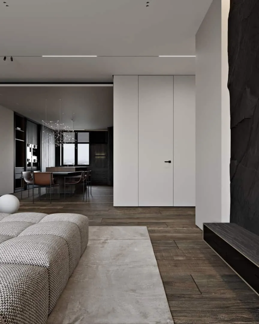 Kvadrat Architects设计的阿尔卑斯风格公寓：阿斯塔纳市中心的山间舒适感