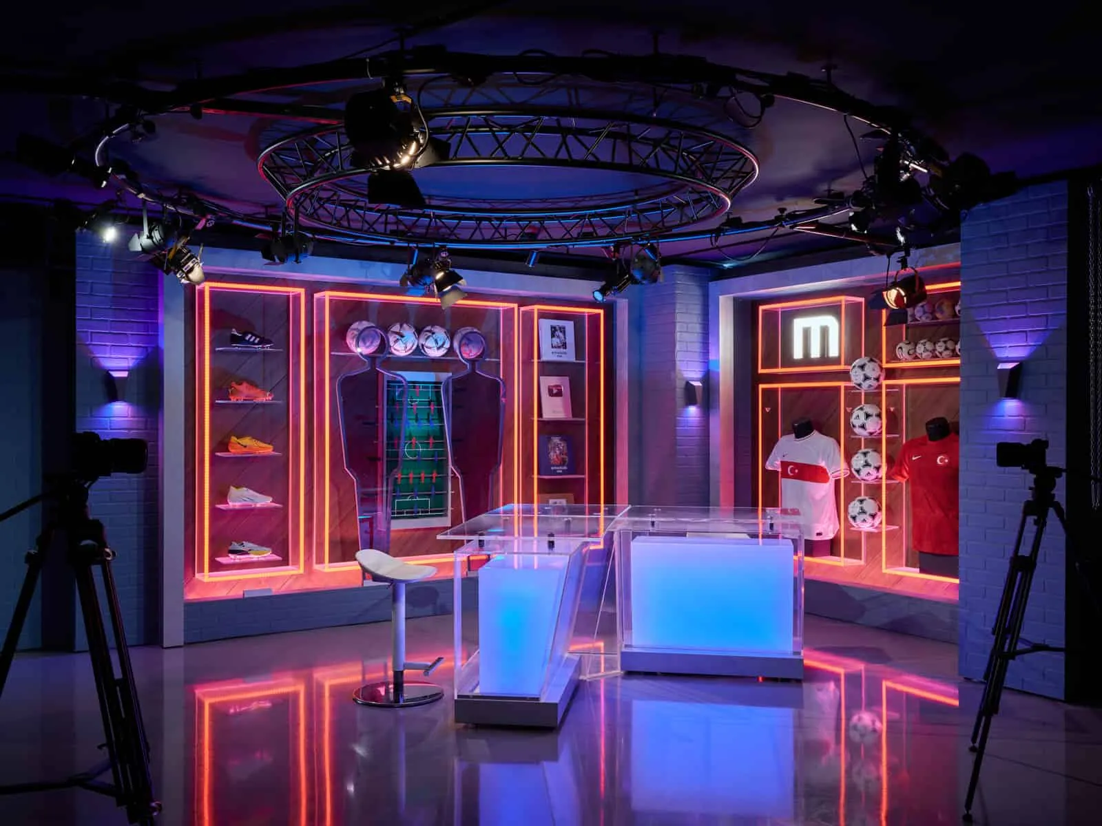 Maçkolik YouTube Studio от BAB Architects: компактное спортивное медиа-пространство с большим эффектом