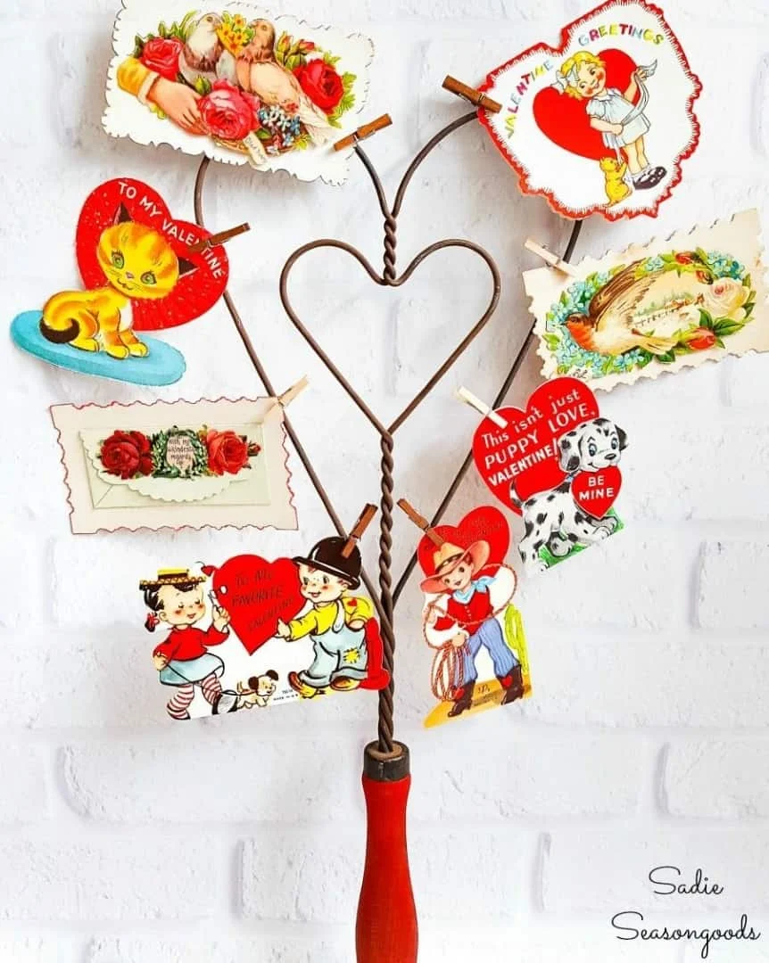 2. Tira decorativa vintage de sacudidor de alfombra