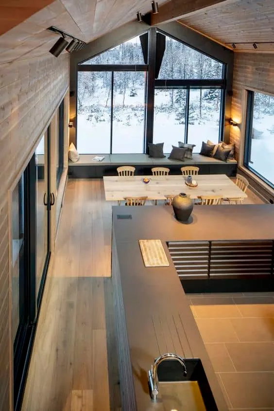 Scandinavian Elegance Meets Mountain Magic in a Magical Ski Chalet