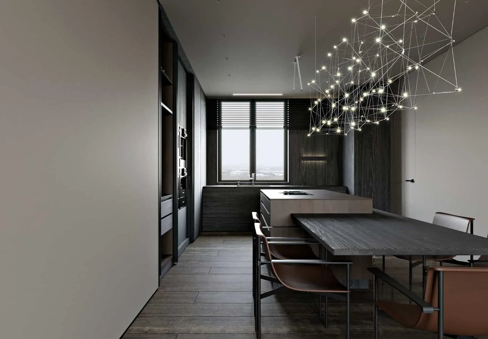 Kvadrat Architects设计的阿尔卑斯风格公寓：阿斯塔纳市中心的山间舒适感