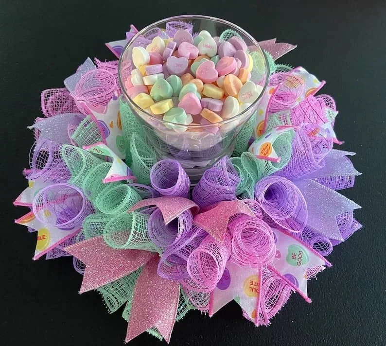 13. Mini composición central decorativa valentiniana