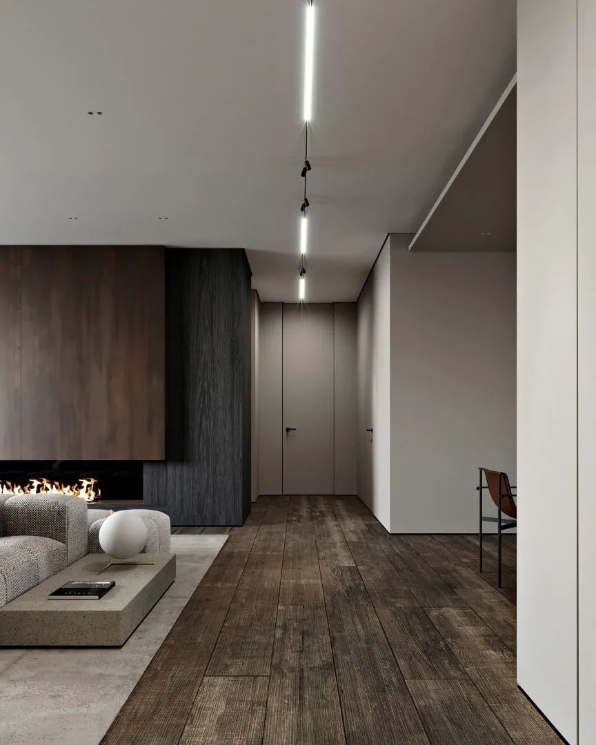 Kvadrat Architects设计的阿尔卑斯风格公寓：阿斯塔纳市中心的山间舒适感