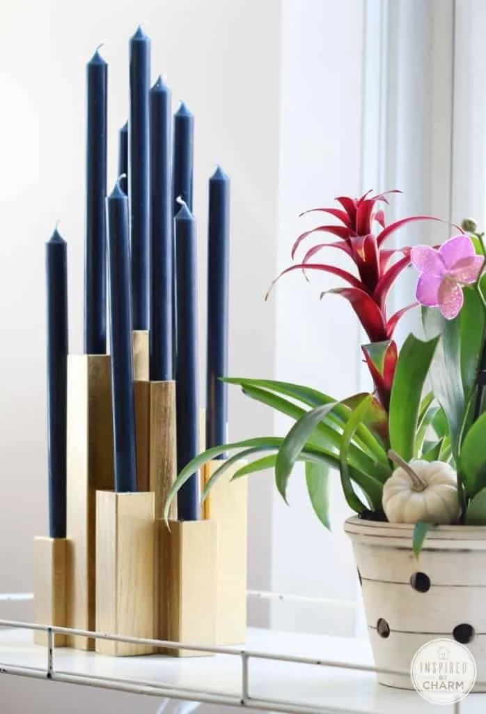 12. Añade diferentes alturas a las velas