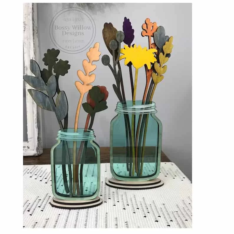 7. Tarro mason vintage