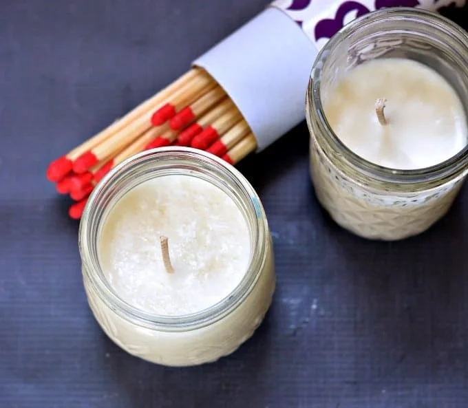 6. Cómo hacer velas citroneladas con eucalipto