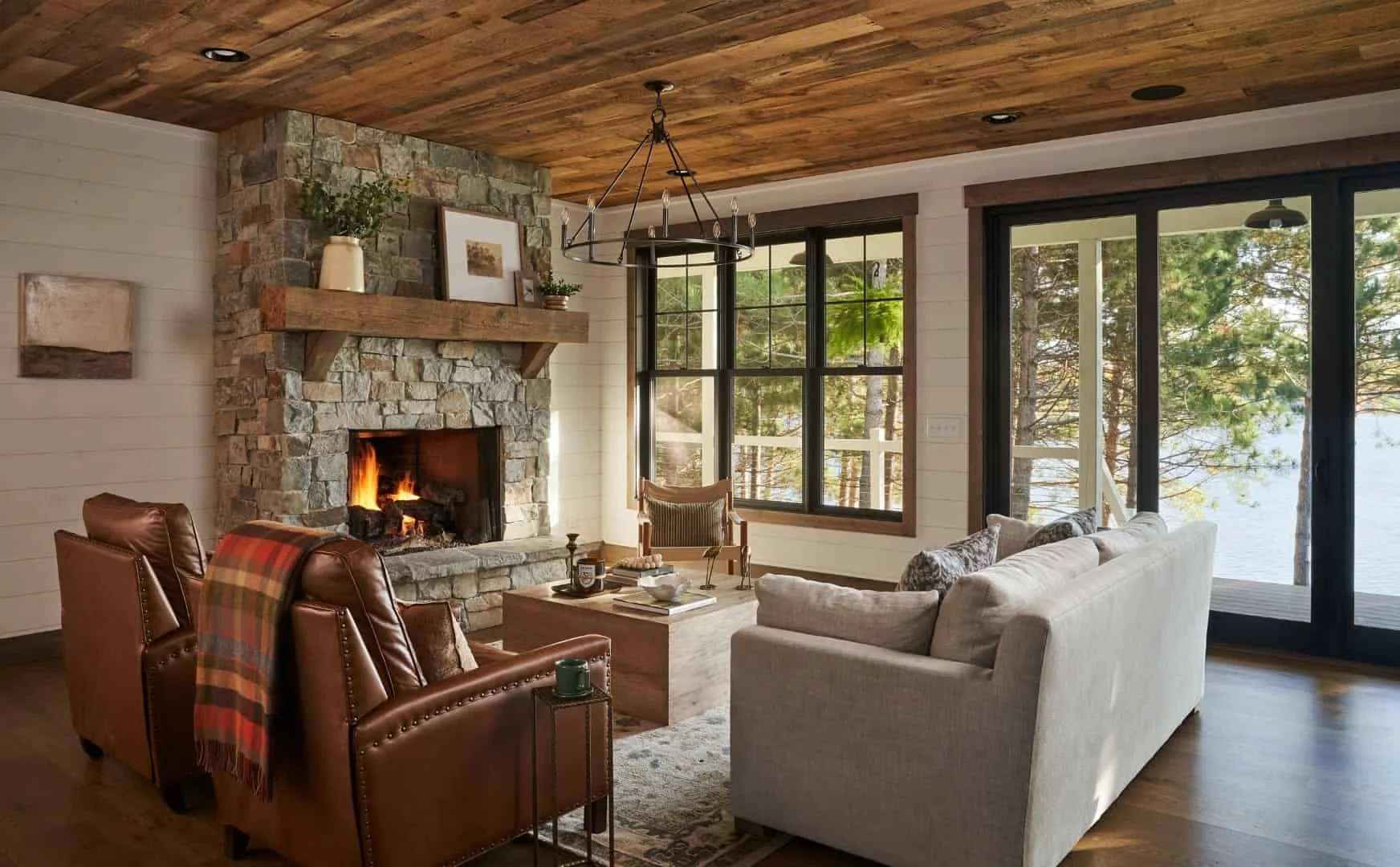 5. Sala rustic, Minneapolis