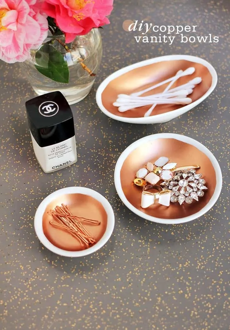 11. Tinas de cobre para cuidado personal