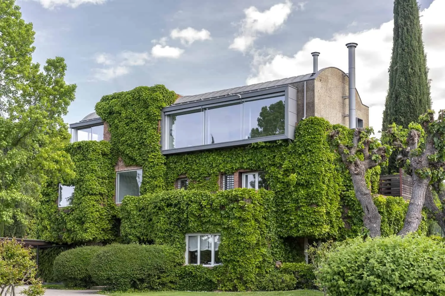 EME157的Domehome扩建项目：马德里的软木穹顶