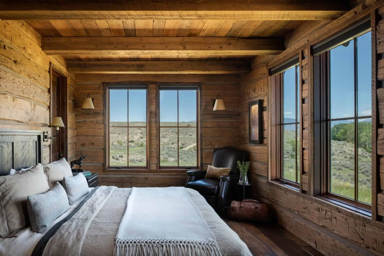 8. Dormitorio rústico