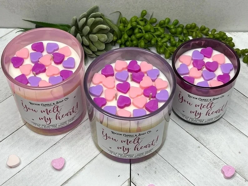 7. Vela “Me derretiste el corazón”