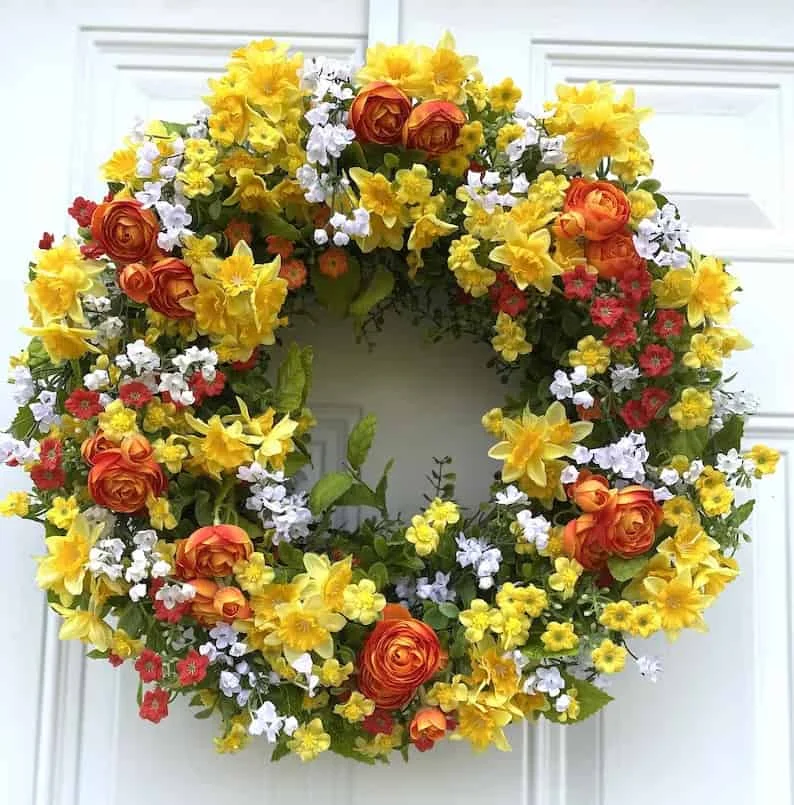 12. Guirnaldas con flores silvestres