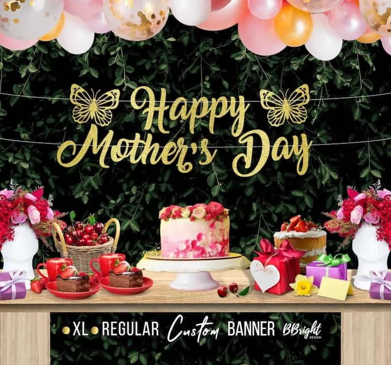 14. Pancarta personalizada para el Día de la Madre