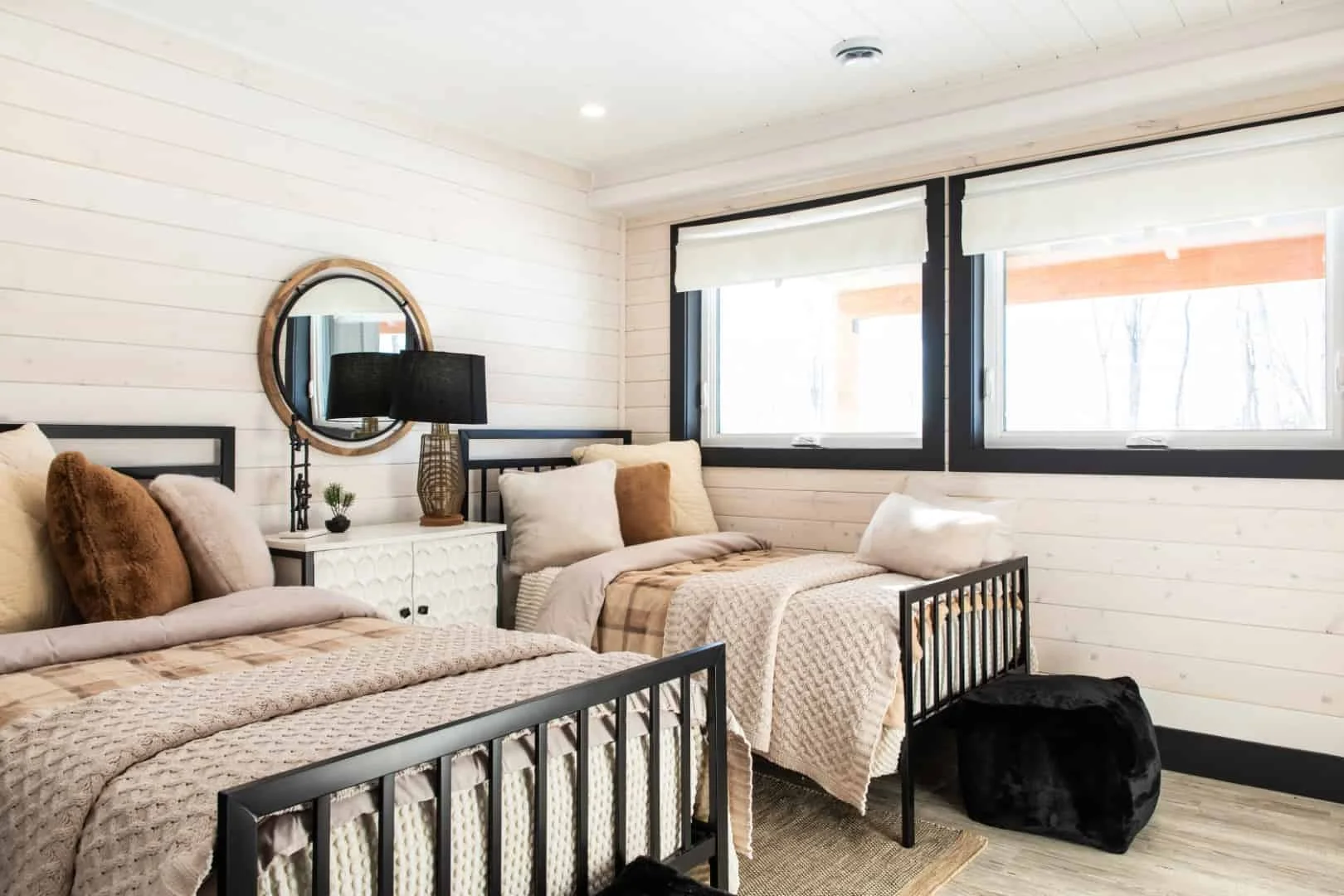 7. Habitación infantil rústica