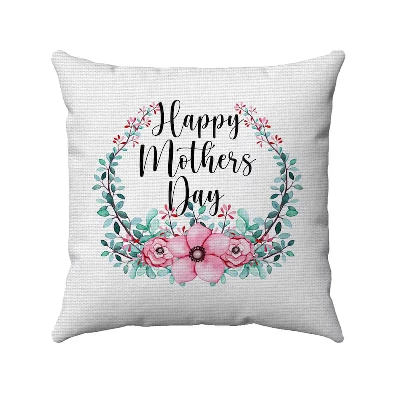 3. Almohada del Día de la Madre feliz