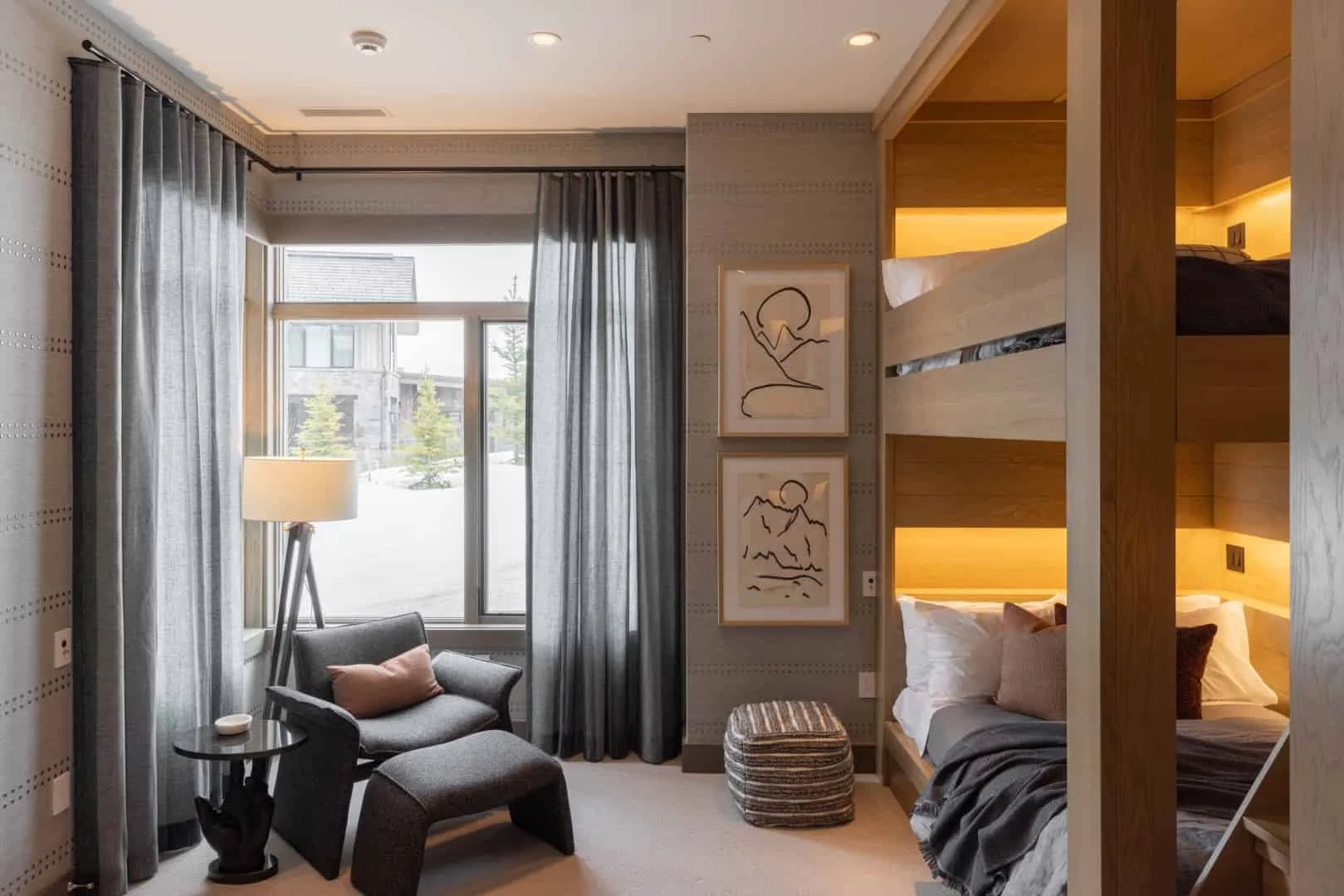 3. Combinación de estilos moderno y rústico