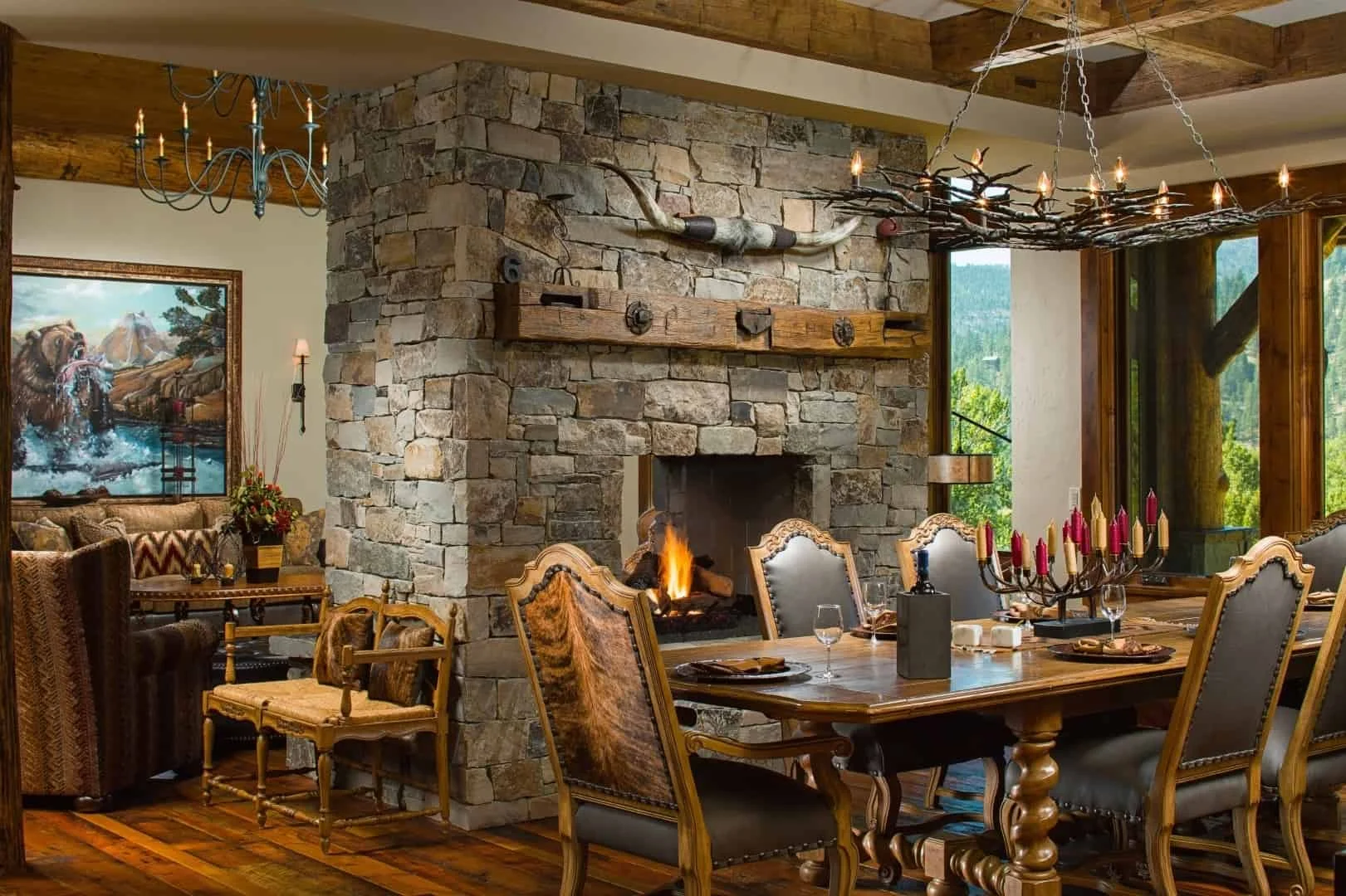 5. Rustic Dining Room