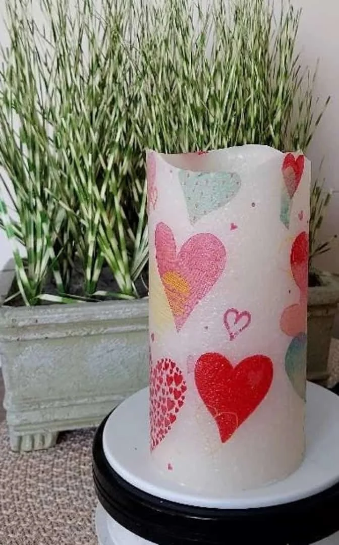 2. Velas sin llama para el Día de San Valentín
