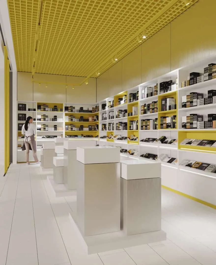 QAZAQBOOKS by Kvadrat Architects: A Cultural Landmark in Astana Spanning 355 Square Feet