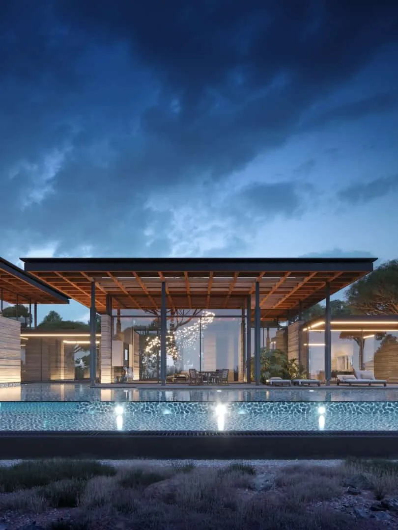 卡波角别墅由Kerimov Architects设计：葡萄牙极简主义海洋度假村