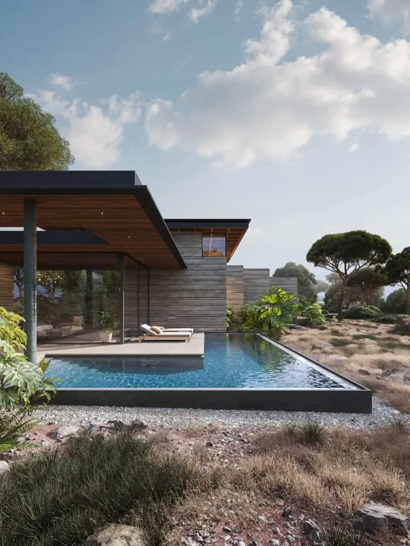 卡波角别墅由Kerimov Architects设计：葡萄牙极简主义海洋度假村