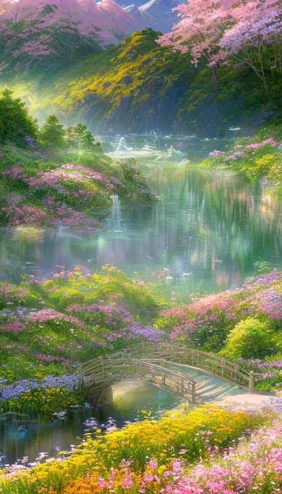 25. 盛开的美丽，春日花园