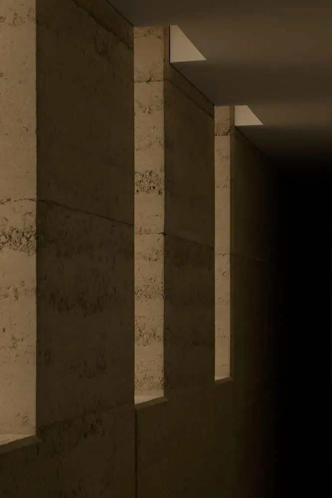 Glazing framing extended coastal views from living spaces