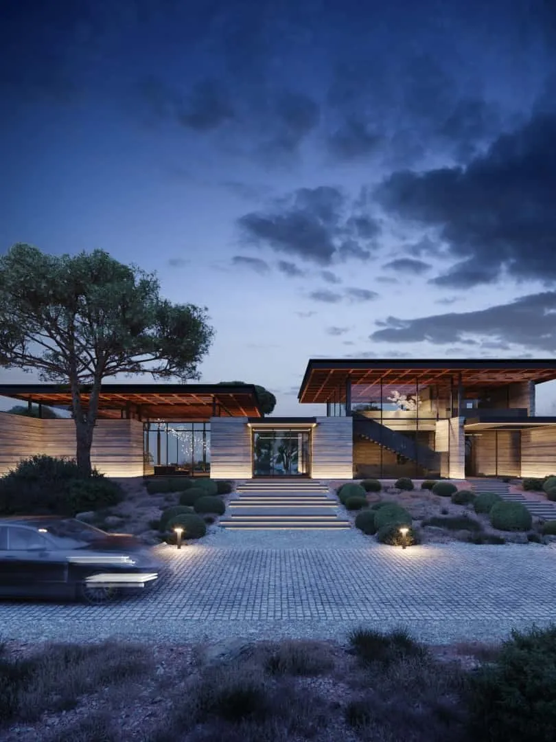 卡波角别墅由Kerimov Architects设计：葡萄牙极简主义海洋度假村