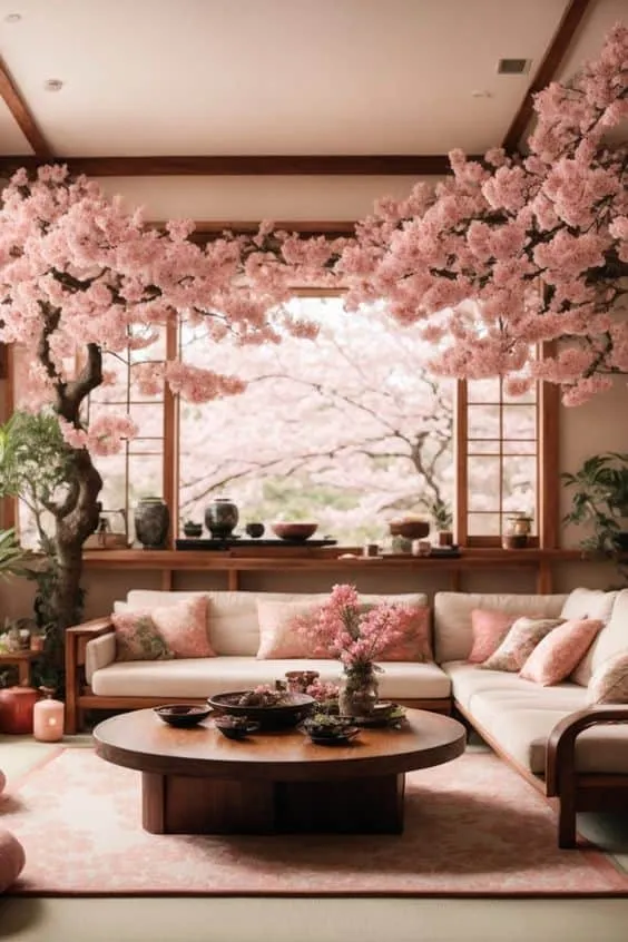 将樱花的美丽带入家中，打造以樱花为主题的春季生活设计