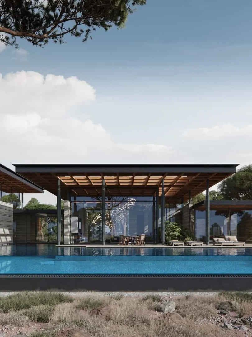 卡波角别墅由Kerimov Architects设计：葡萄牙极简主义海洋度假村