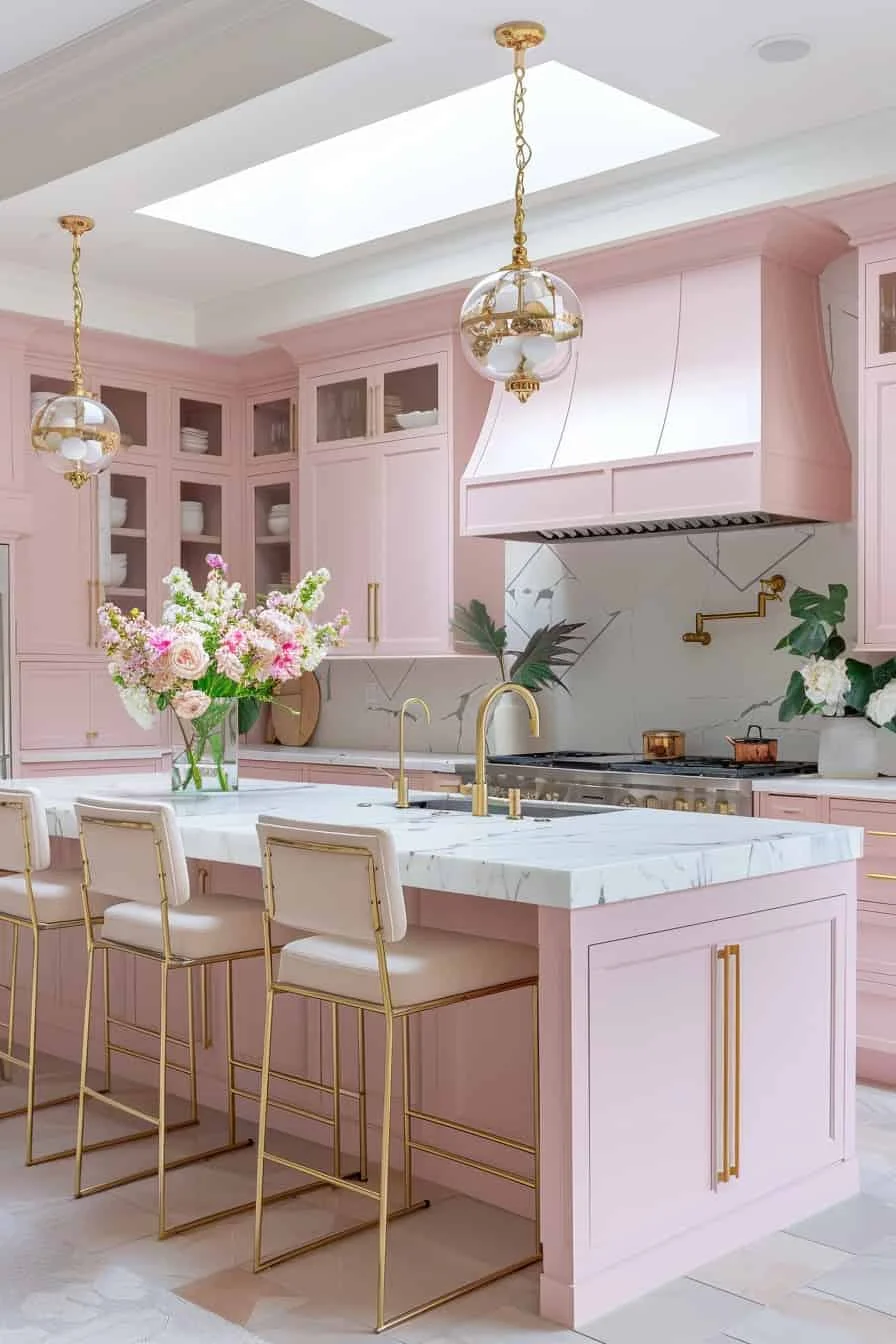 33 Красивые идеи дизайна кухни в барби розовом, вызывающие игривую элегантность 33 Красивые идеи дизайна кухни в барби розовом, вызывающие игривую элегантность