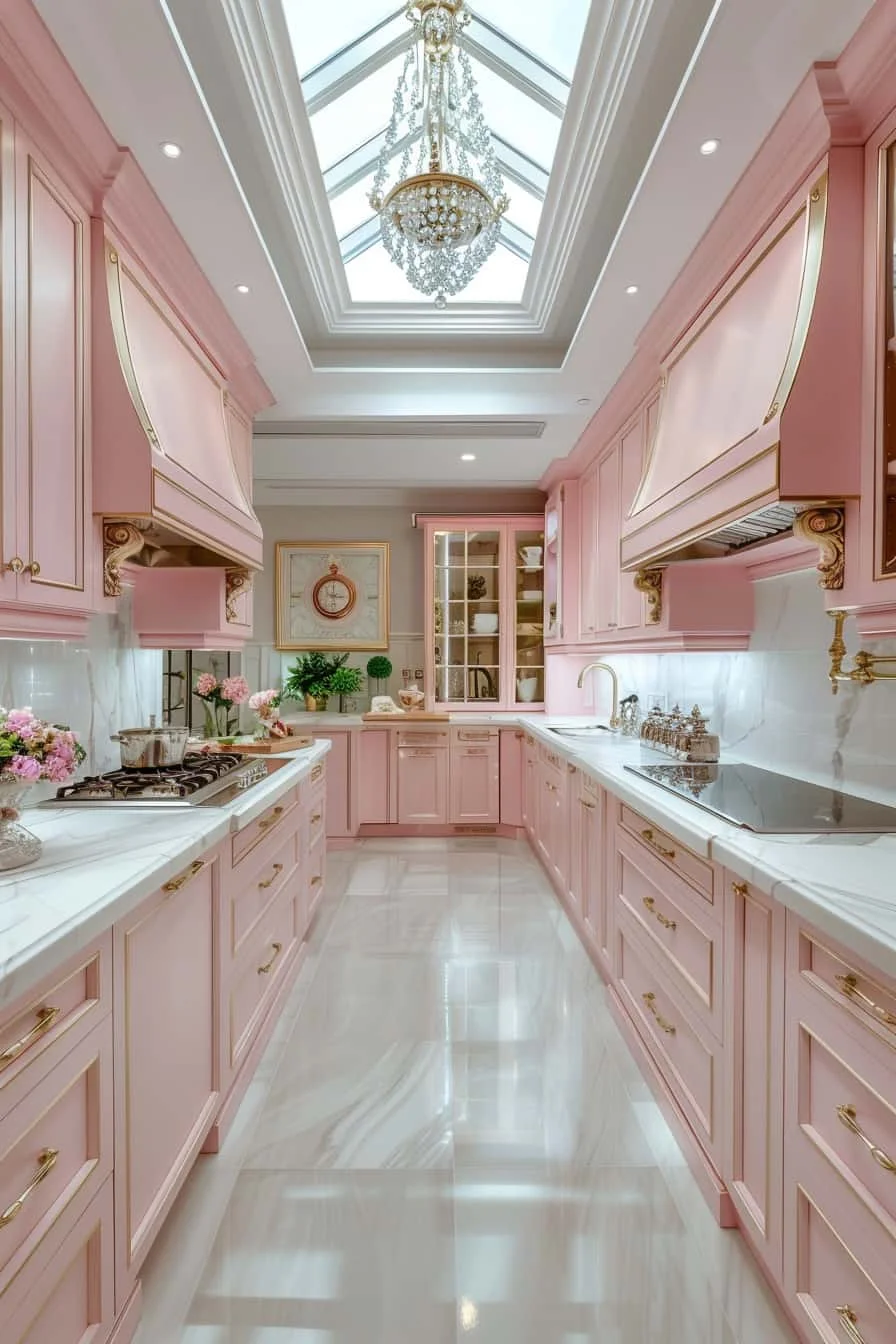 33 Красивые идеи дизайна кухни в барби розовом, вызывающие игривую элегантность 33 Красивые идеи дизайна кухни в барби розовом, вызывающие игривую элегантность