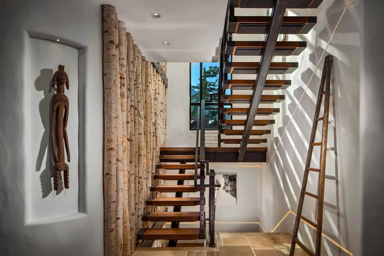 15. Escalera rústica, Orange County