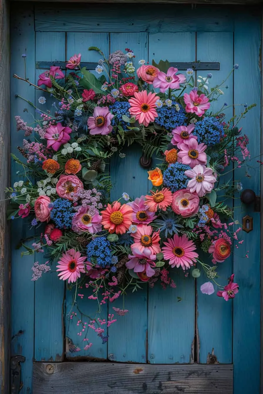 55 свежих и вдохновляющих идей для весенних венков, чтобы осветить ваш порог 55 свежих и вдохновляющих идей для весенних венков, чтобы осветить ваш порог