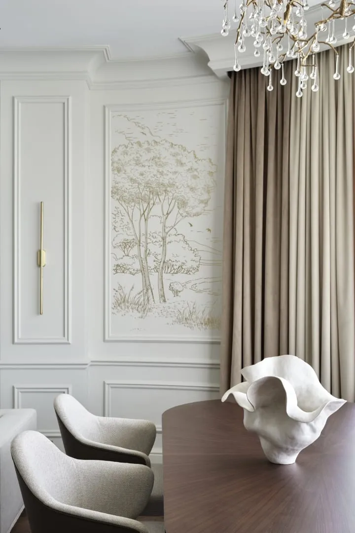 现代新古典主义公寓 Art Simple Studio 莫斯科，俄罗斯