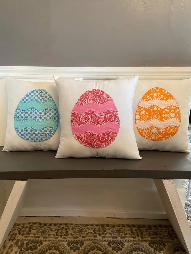 11. Tela vintage de huevo pascual