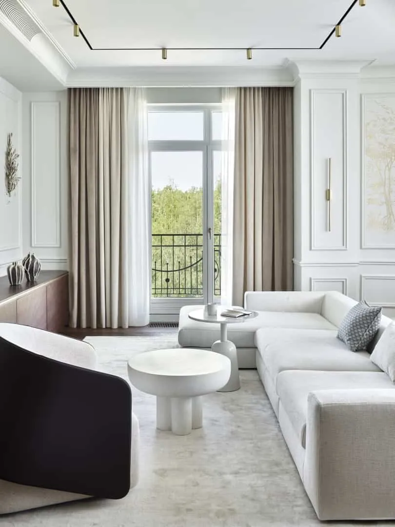 现代新古典主义公寓 Art Simple Studio 莫斯科，俄罗斯