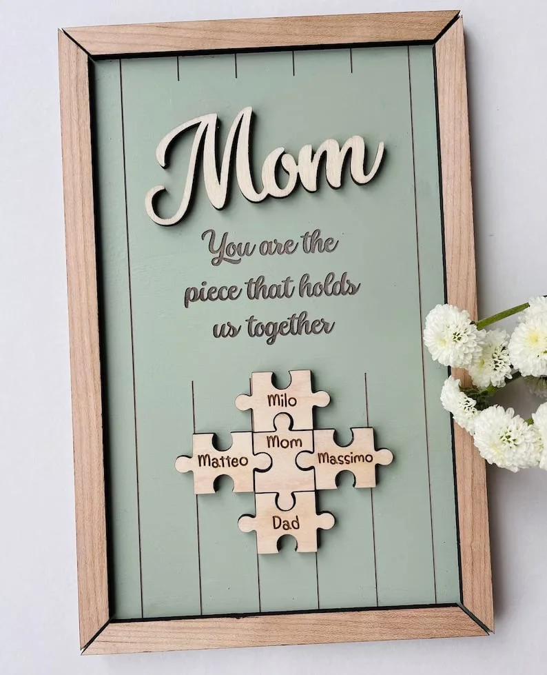 2. Señal con puzzle de mamá