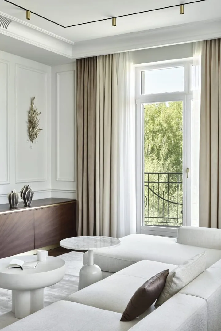 现代新古典主义公寓 Art Simple Studio 莫斯科，俄罗斯