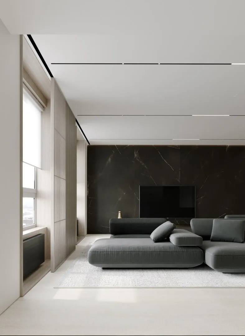 中央公园公寓由Kvadrat Architects设计：阿斯塔纳市中心的全景住宅