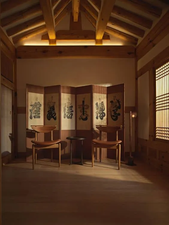 探索充满柔和春日元素的韩式公寓魅力