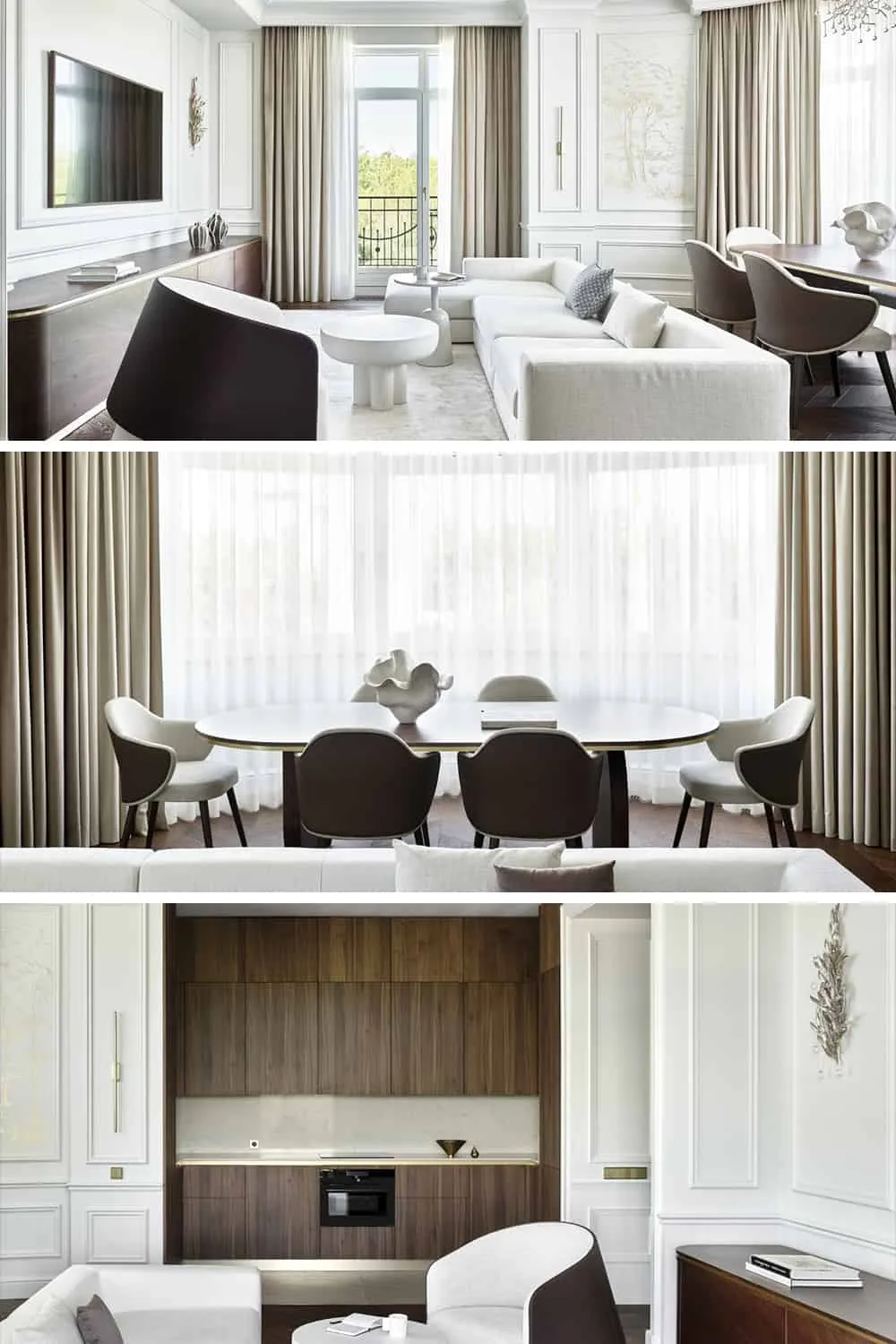 Modern Neoclassical Apartment by Art Simple Studio in Moscow, Russia